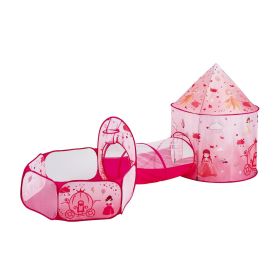 3 in 1 Kids Play Tent with Tunnel for Girls, Princes, Boys, Babies and Toddlers