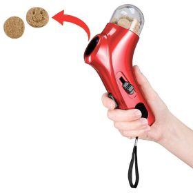 Cat and dog snack feeder (Option: Red)